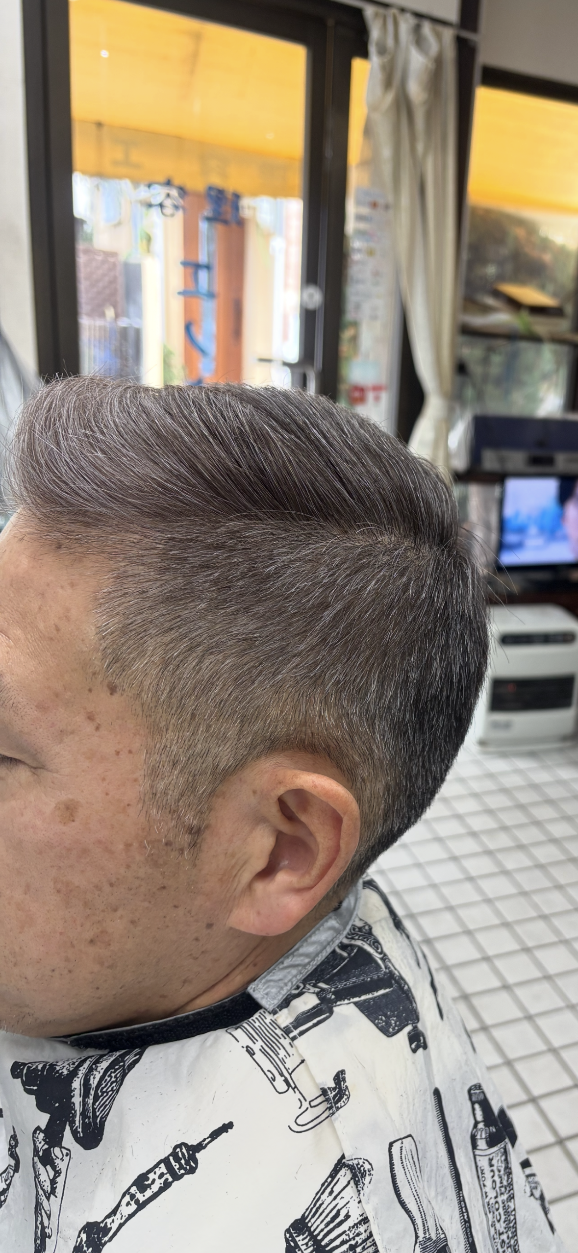 ナチュラルな震災刈り